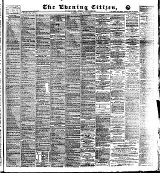 cover page of Glasgow Evening Citizen published on May 13, 1892